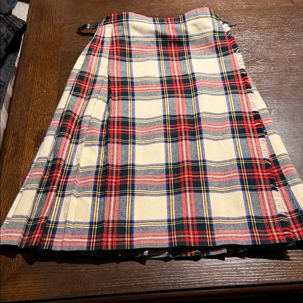 Plaid DEANS OF SCOTLAND 💯 wool kilt/skirt